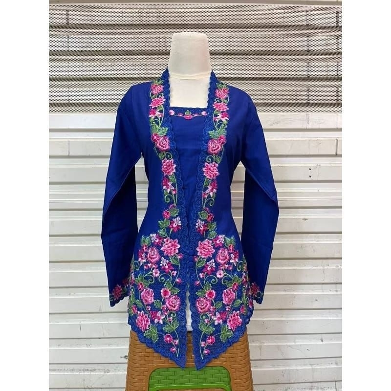 ATASAN KEBAYA ENCIM BORDIR MOTIF BUNGA // KEBAYA ENCIM // KEBAYA ENCIM MODERN // KEBAYA ENCIM BETAWI