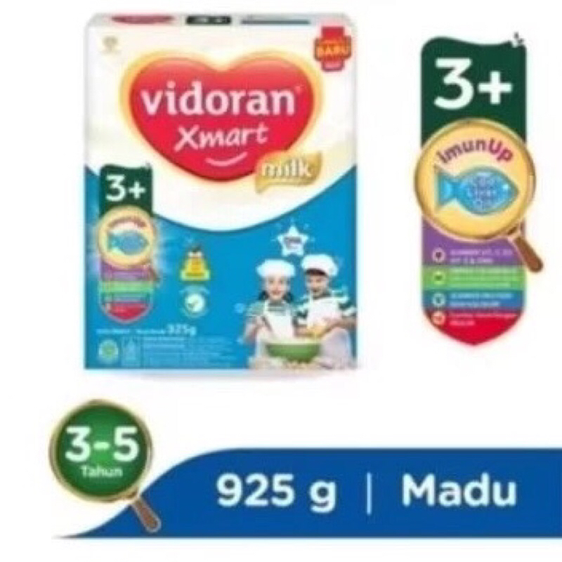 

VIDORAN XMART 3+ MADU VANILA 925gr