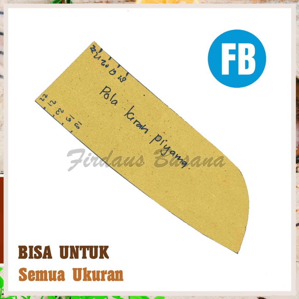 Ekstra benefit CODPola Kerah Piyama Pria Atau Wanita Dewasa  Pola Kerah Baju  Pola Instan  Pola Jipl