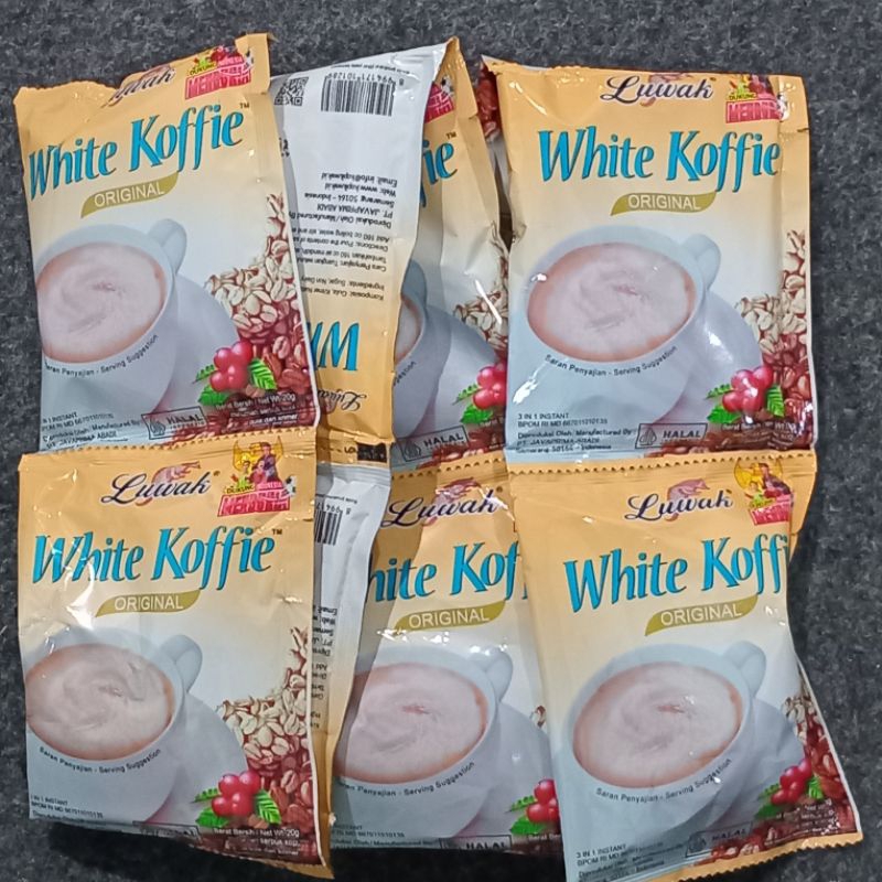 

[Ecer] Kopi Susu Luwak White Koffie Original Mix Gula 20 Gram Renceng Renteng Ecer