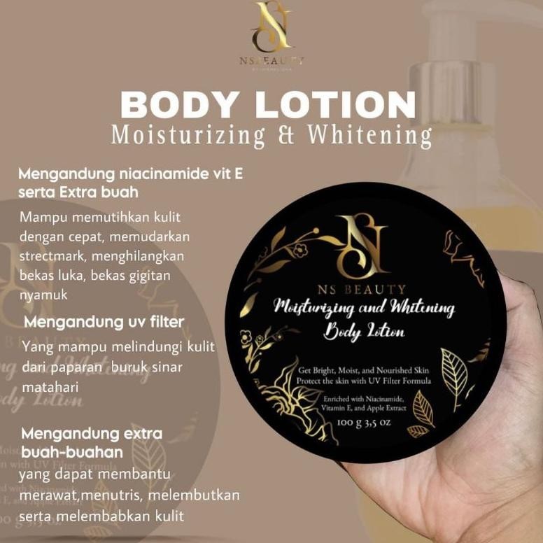 promo HB LOTION PEMUTIH TERAMPUH 10 X EXTRA WHITENING NS BEAUTY BPOM terlaris - 100gr