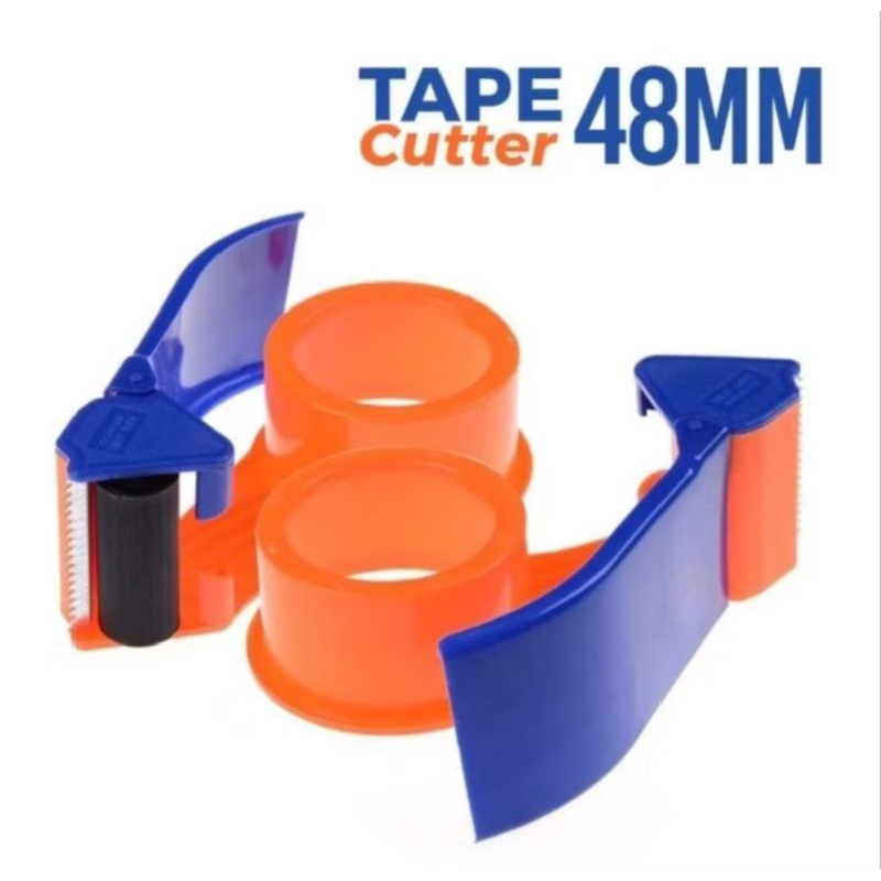 

Dispenser Alat Pemotong Lakban 2Inch, Tempat Roll Cutter Tape Plastik