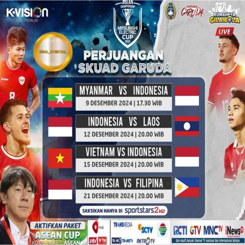 paket timnas K vision piala AFF paket K vision