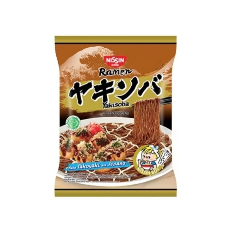 

Nissin Ramen Yakisoba Mie Instan Goreng Rasa Takoyaki Ala Jepang 104 gr
