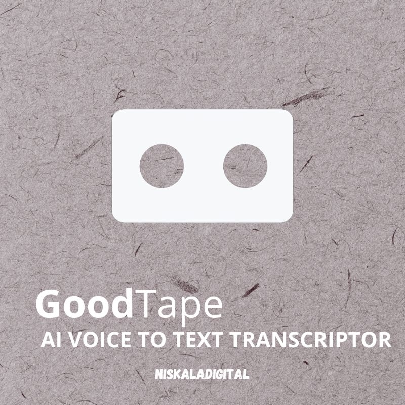 GOODTAPE AI | Transkrip Rekaman Bahasa Indonesia, Transkrip Wawancara Bahasa Indonesia, Audio ke Tek