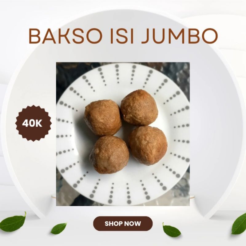 

Bakso Tenis/bakso jumbo/bakso daging/bakso isi jumbo pedas