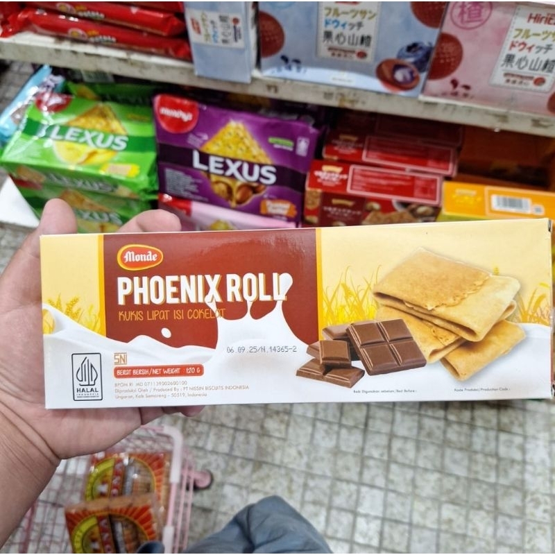 

Monde Phoenix Roll coklat 120gram