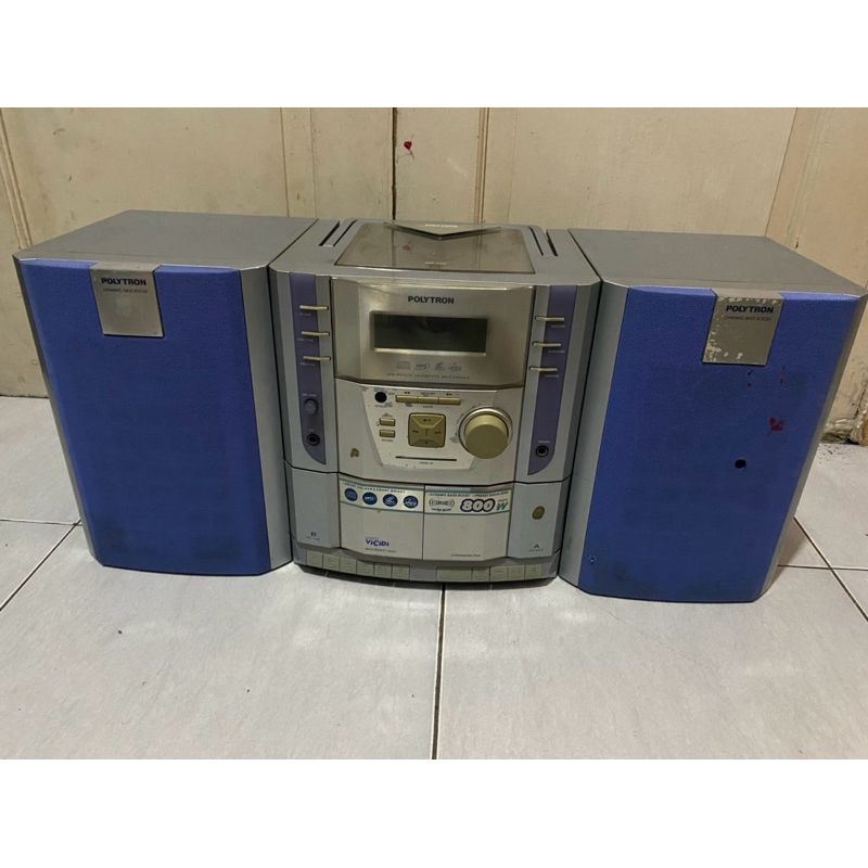 speaker Polytron dynamic bass bost compo hifi support bluetooth