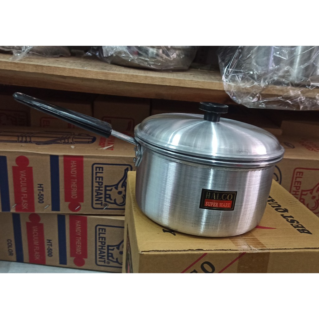 Panci Susu Halco + tutup ukuran 16 cm dan 18 cm, panci mie, milkpan halco