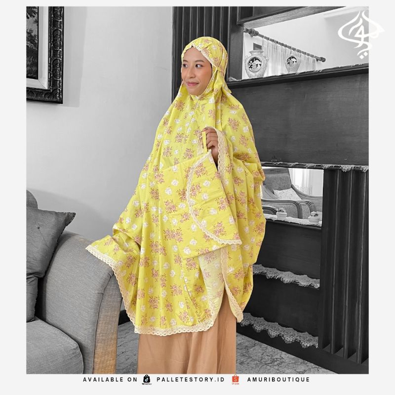 Mukena Aira Katun Jepang Ori Jumbo