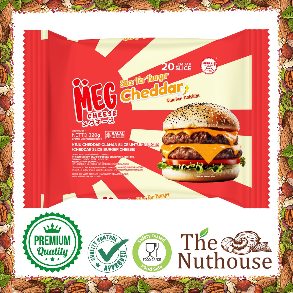 

MEG Cheddar Slice Burger 20 slices [HALAL]