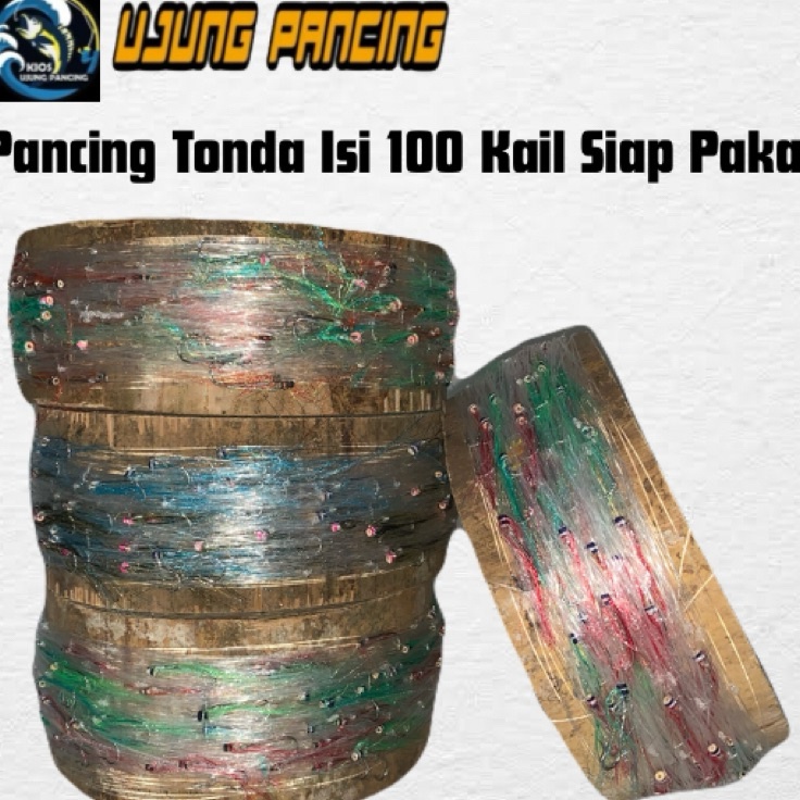 Diskon sd 7  pancing Tonda Ikan tongkol  Cakalang siap pakai dengan umpan bulubulu