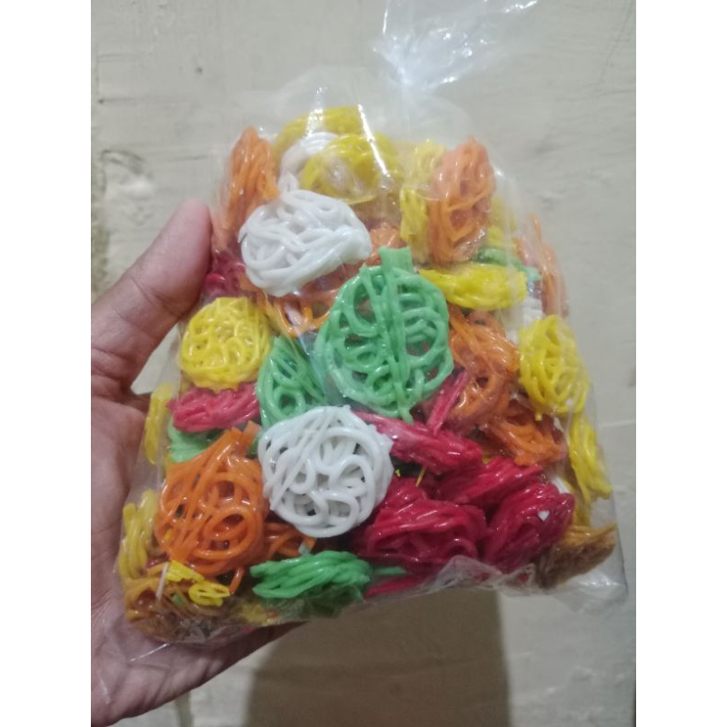 

Kerupuk Mawar Seblak Warna Warni Kemasan 250 Gram