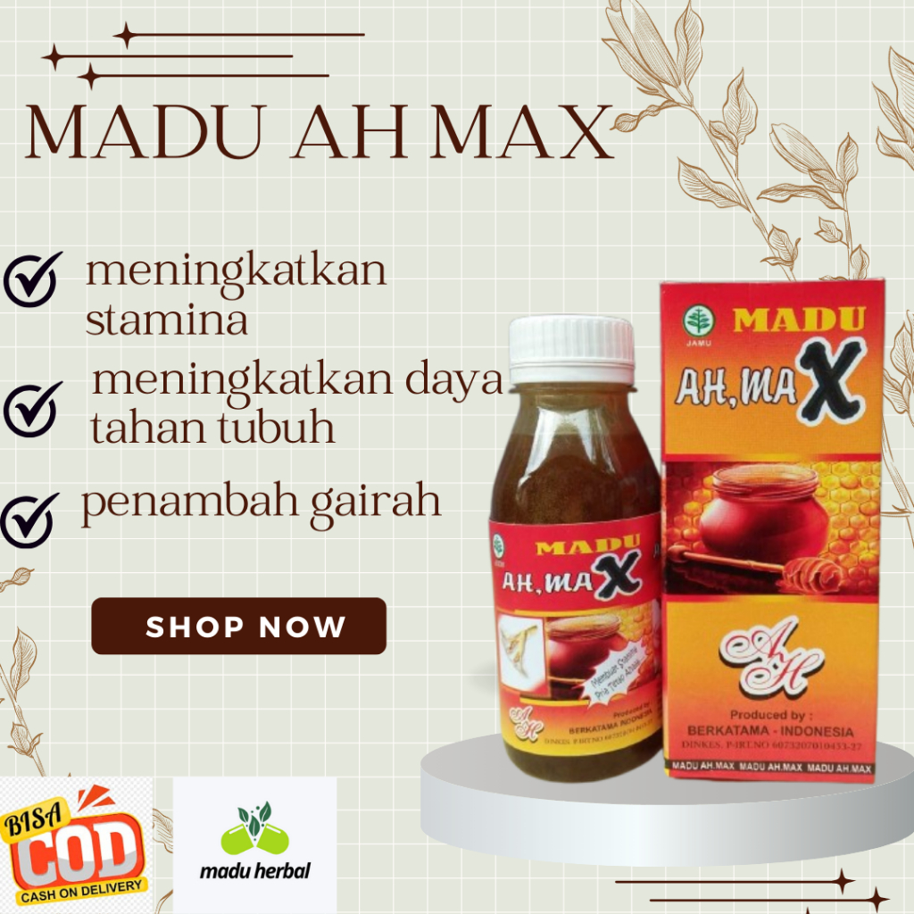 

Madu Ah Max Madu Herbal Penambah Stamina Pria Dewasa Obat Herbal Kesehatan