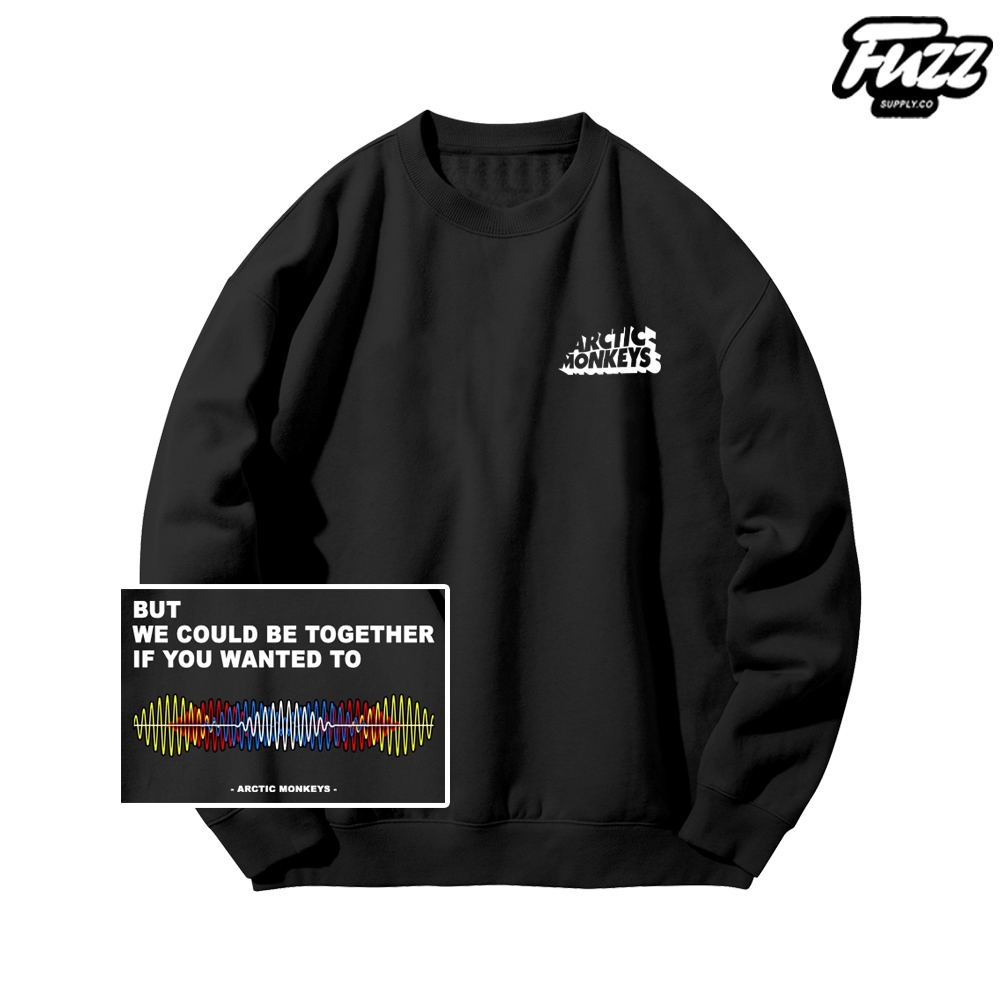 Fuzz - Sweater Crewneck Band Arctic Monkeys Outerwear Jaket Distro Musik Rock Pria Dan Wanita