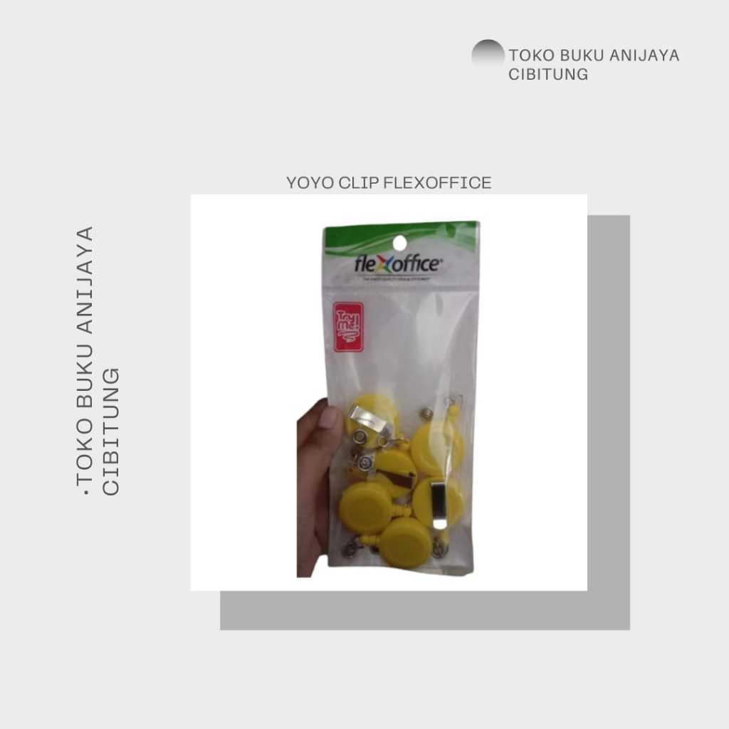 

YOYO CLIPS/GANTUNGAN ID CARD 1SET ISI 6PCS