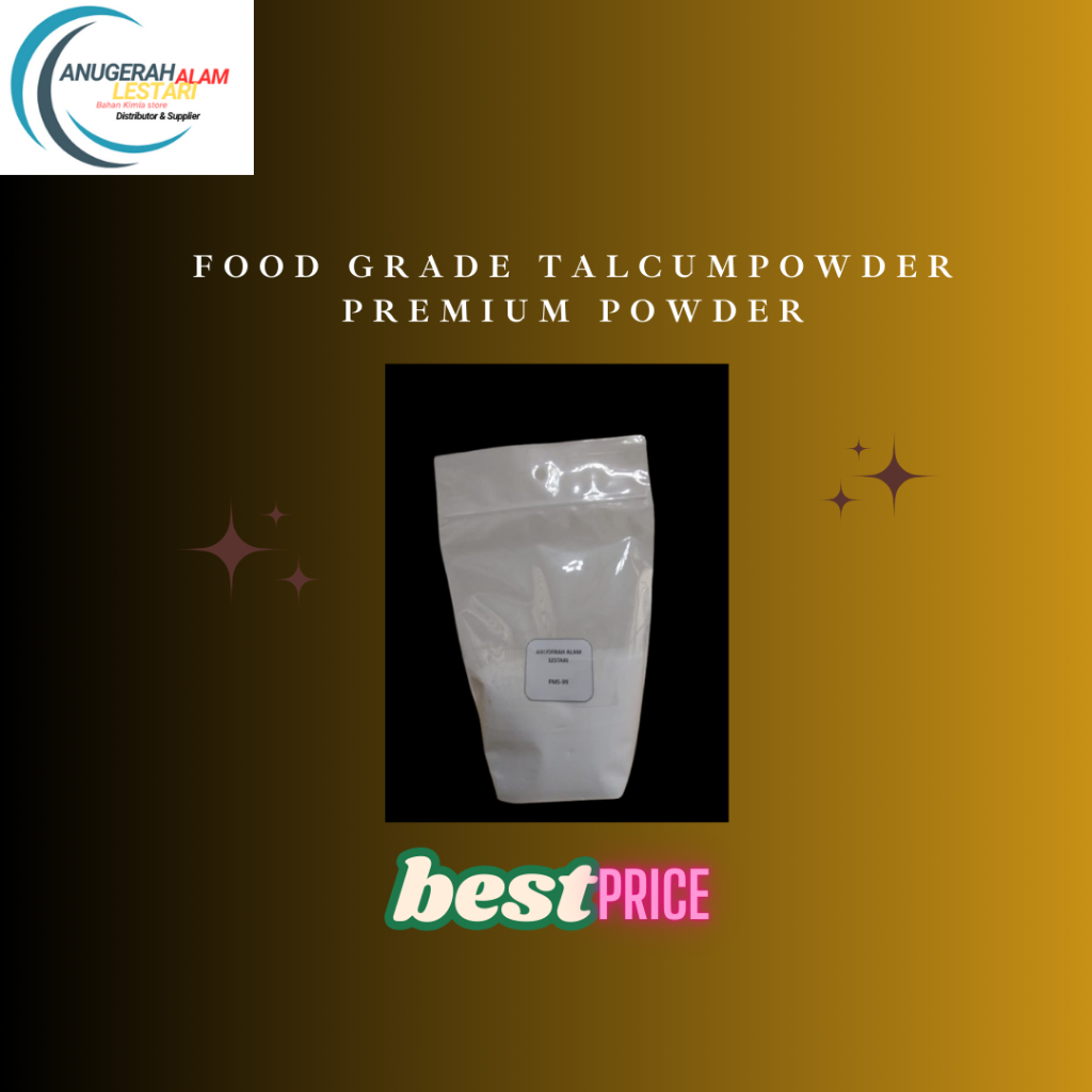 

Food Grade Talcum Powder Premium Powder Foodgrade Kemasan Reapack 1kg Terlaris Termurah