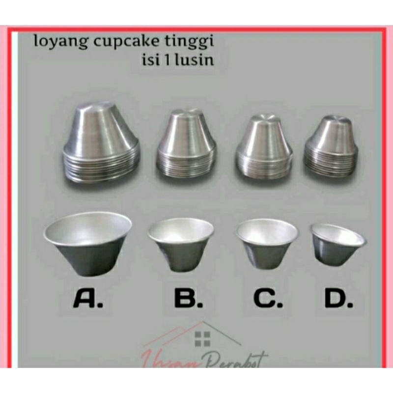 cetakan bolu kukus tinggi/cetakan bolu kukus mekar/cetakan bolu kukus tinggi polos/ cetakan bolu kuk