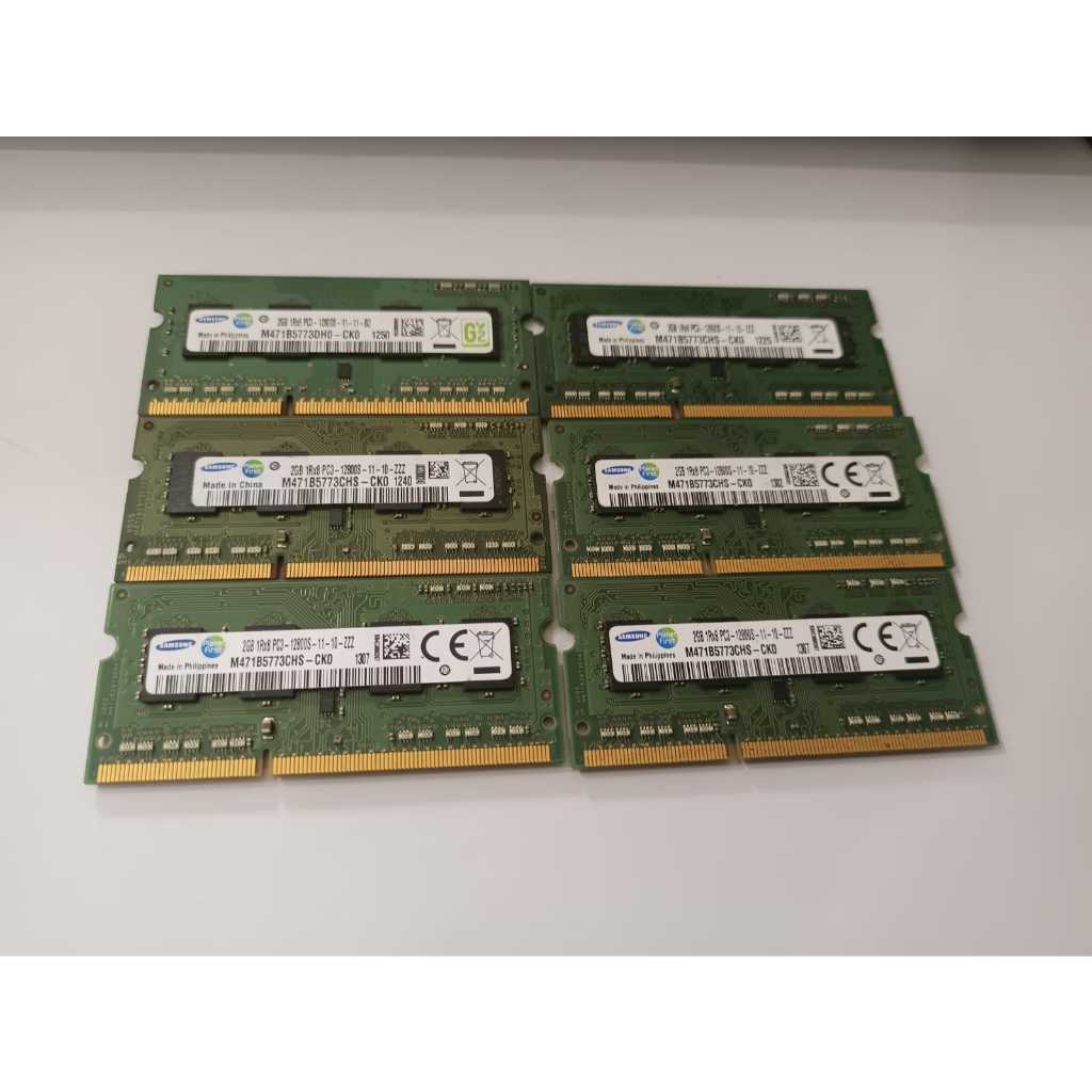Ram laptop Samsung SODIMM DDR3 2GB PC3 12800 12800S 1Rx8