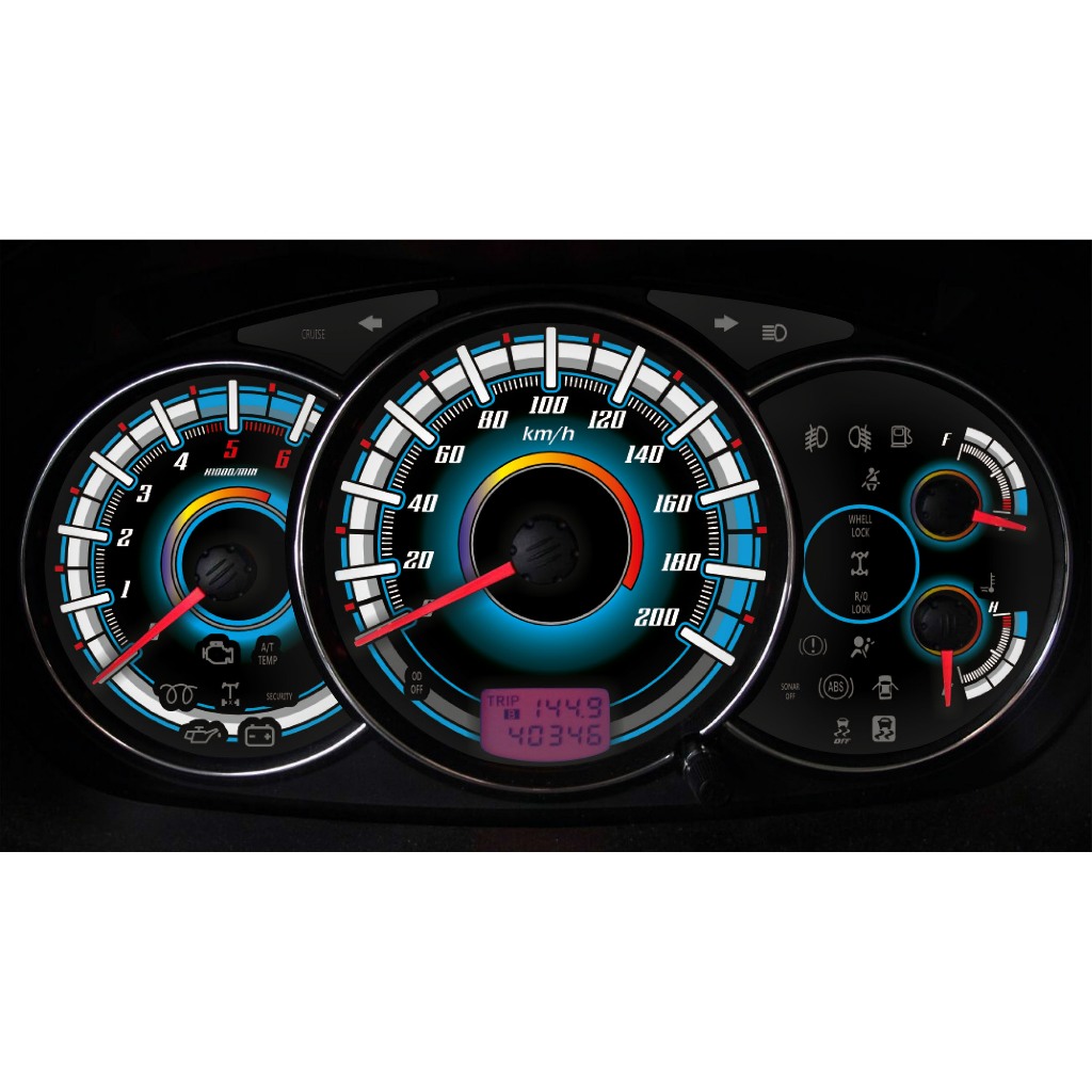 Custom Speedometer Mobil Pajero/Triton