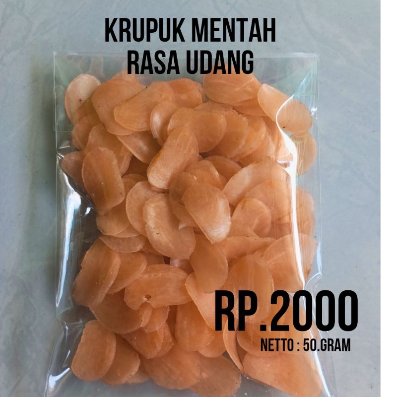 

KRUPUK MENTAH MINI RASA UDANG