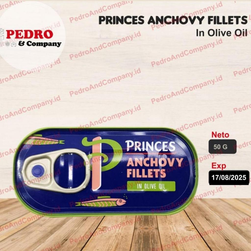 

Princes - Anchovy fillets in olive oil/ ikan teri dalam minyak (50 gr)