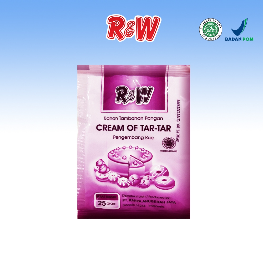 

COT (Cream Of Tar - Tar )25gr Rajawali R&W Rw Baking Bahan Food Donat