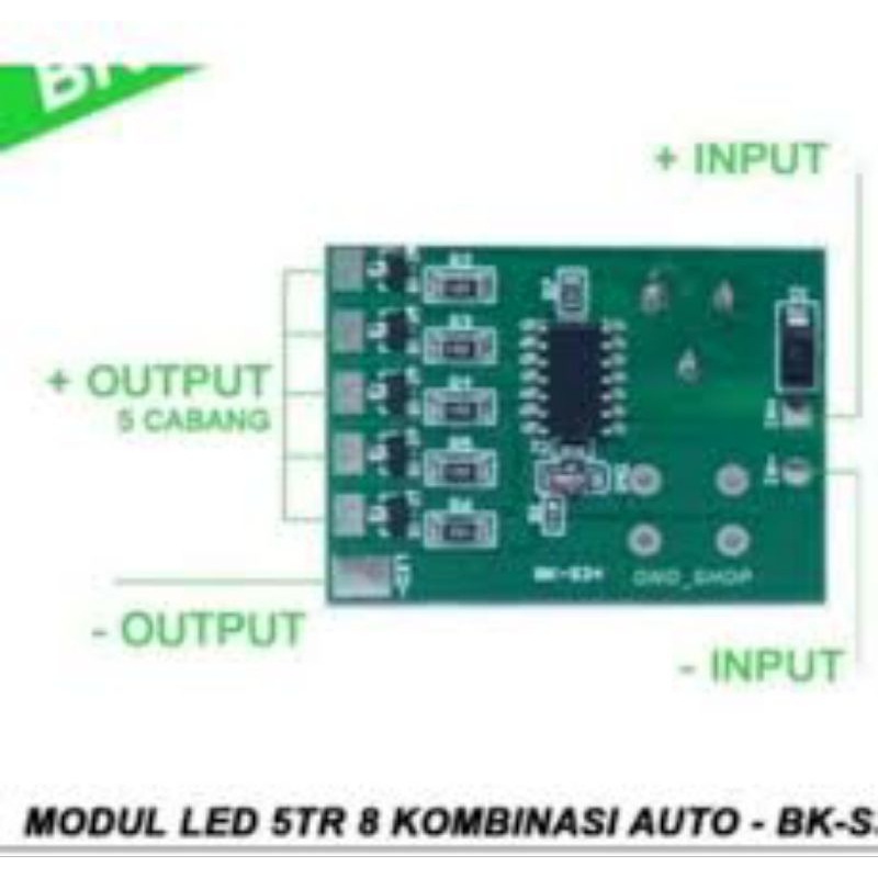 modul led 5tr modul running 5tr 8 mode