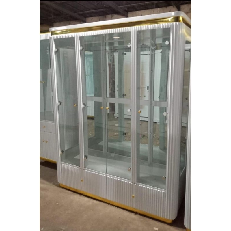 lemari pajangan kaca Aglio lemari bufet kaca