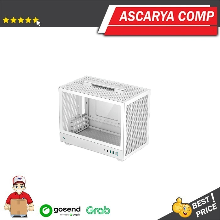 Casing DEEPCOOL CH160 / CH-160 - iTX Case WHITE