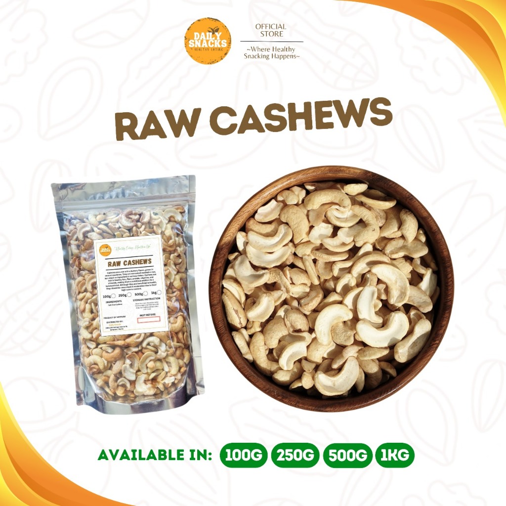 

Daily Snacks Raw Cashews Kacang Mede Mentah