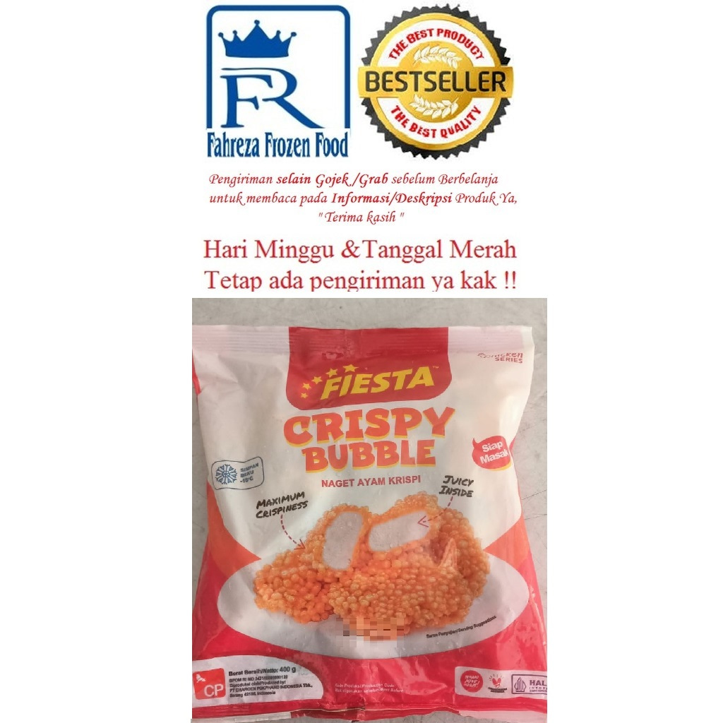 

Fiesta Crispy Bubble Nugget 400 Gram Harga Promo