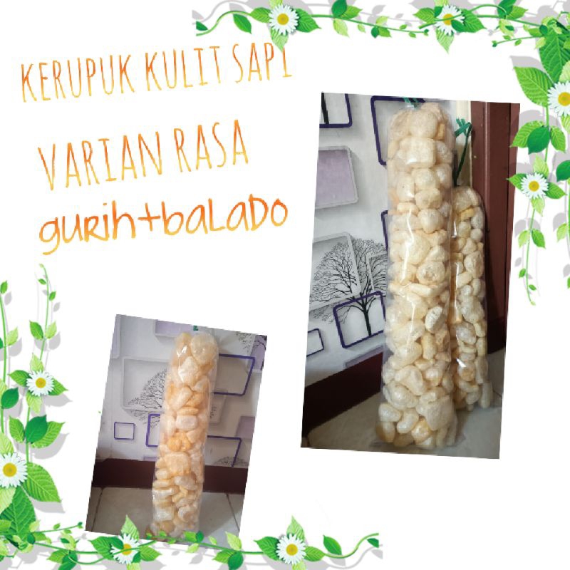 

kerupuk kulit sapi 1ball dorokdok ukuran 200/250gr asli kerupuk kulit sapi 1000%