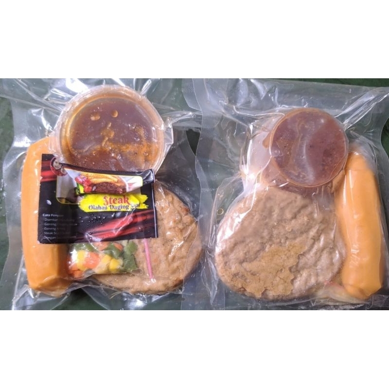 

beef patties steak sosis 1 pack |beef patties|daging steak