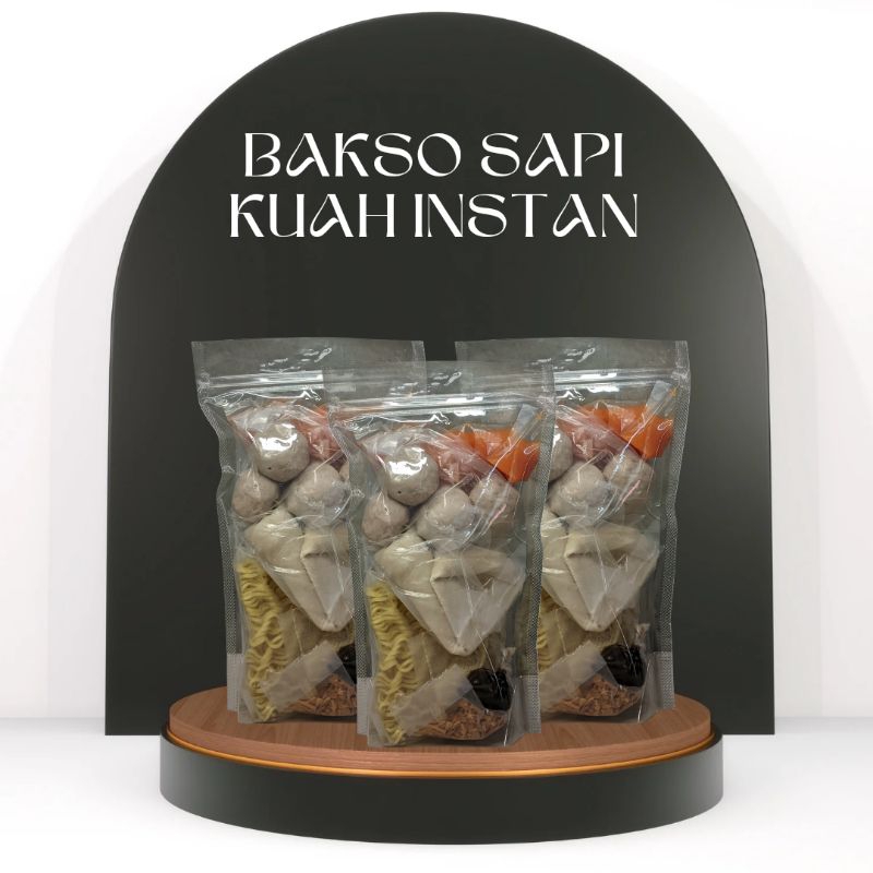 

Bakso Sapi Kuah Instan WisaceFusionfood Praktis, Lezat,dan Halal