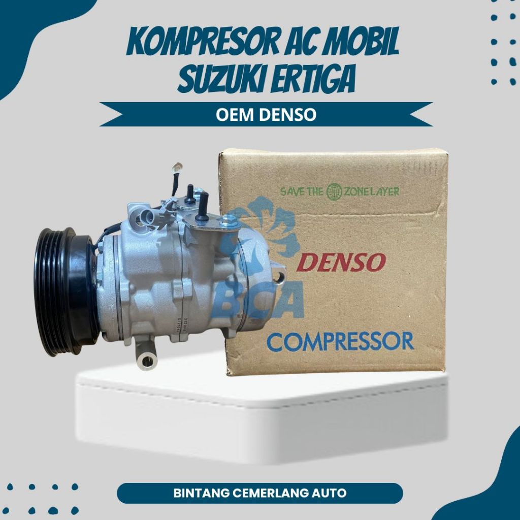 COMPRESSOR KOMPRESOR AC Mobil Suzuki Ertiga OEM DENSO