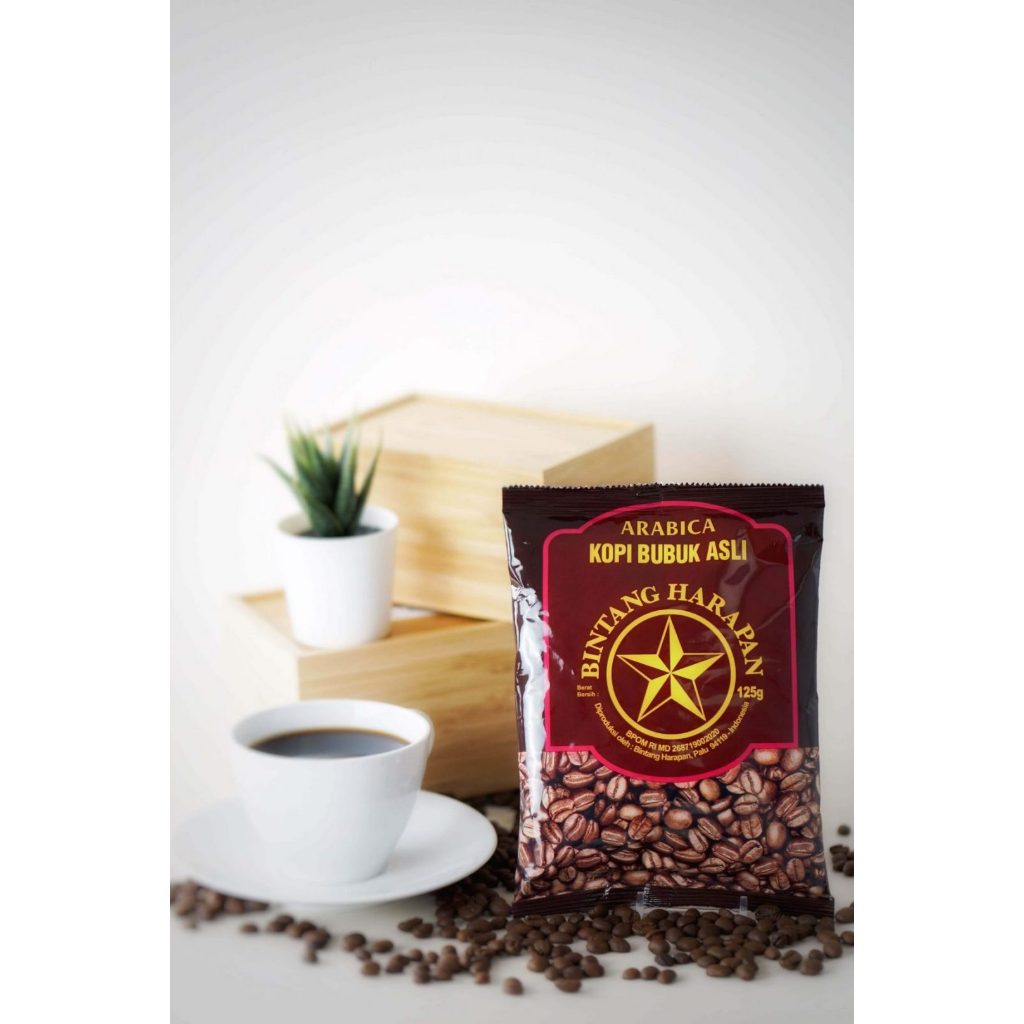 

Kopi Bubuk Robusta Bintang Harapan 50gr