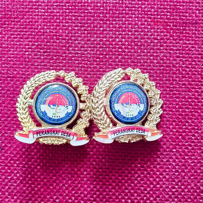 Pin Bros Logo PPDI Perangkat Desa Padi Kapas Pin Perangkat Desa PPDI - Mulyo Bersama