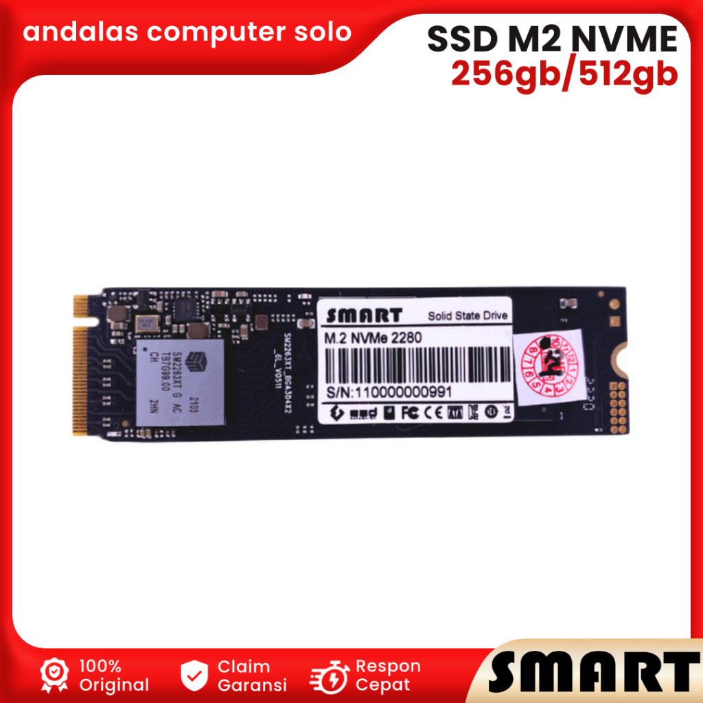 SSD INTERNAL M2 NVME 128gb 256gb 512gb SMART 2280/2242 SSD NVME