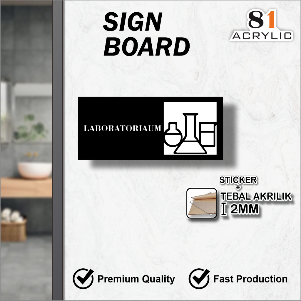 

SIGN BOARD TEMPEL KEREN LABORATORIUM