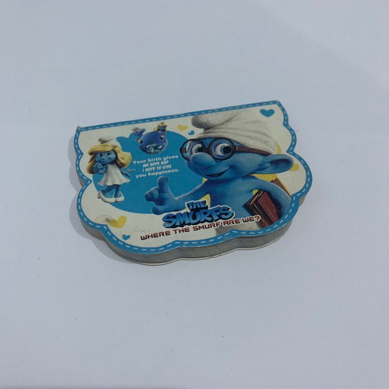 

Notebook buku catatan kecil The Smurfs