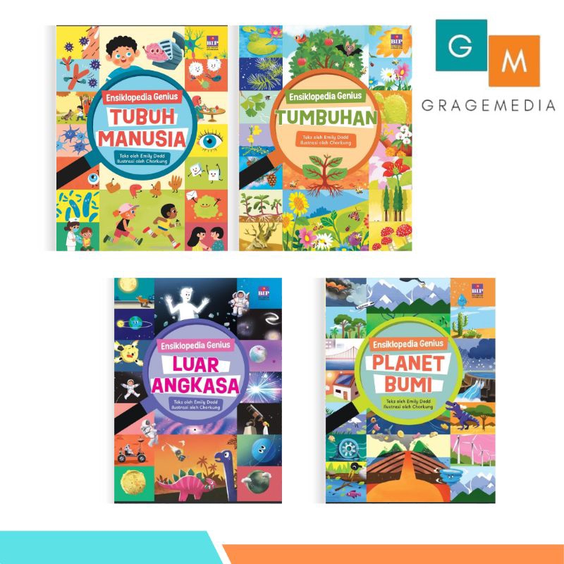 Ensiklopedia Genius Tubuh Manusia Tumbuhan Luar Angkasa Planet Bumi - BIP Gramedia