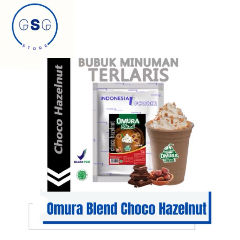 

OMURA BLEND RASA CHOCO HAZELNUT 500GR / BUBUK MINUMAN / POWDER MINUMAN / BUBUK MINUMAN BOBA / BUBUK MINUMAN TERLARIS