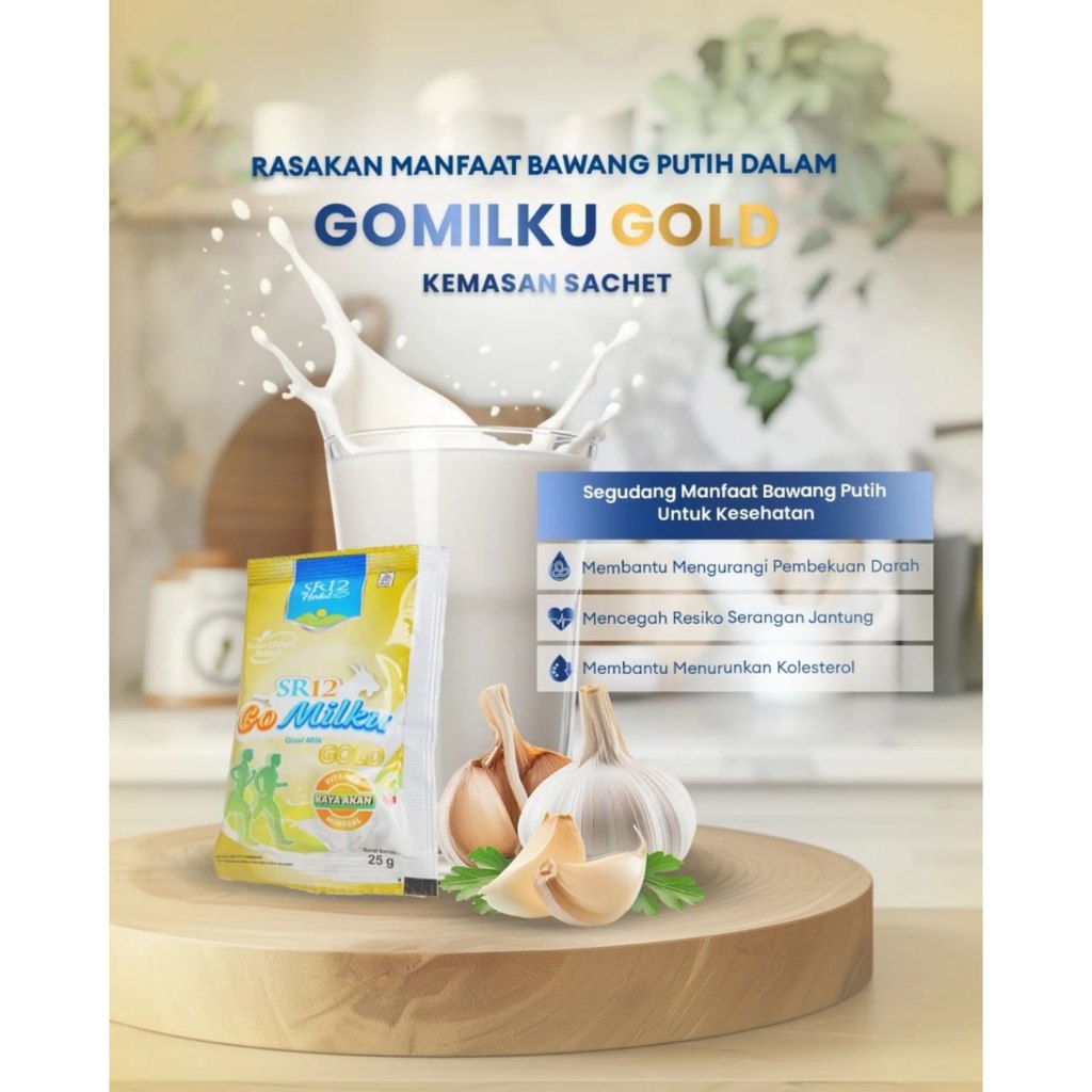 

Gomilku Gold Sachet SR12/Susu Kambing Etawa/Susu Bubuk/Susu Kesehatan Tulang