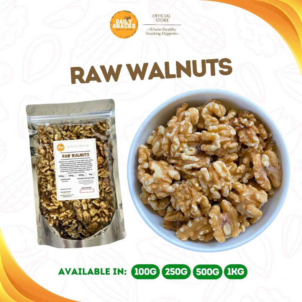 

Daily Snacks Raw Walnuts Kacang Kenari Mentah