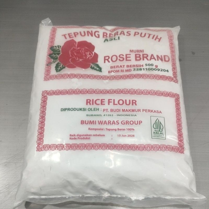 

Rose brand tepung beras/rice flour/rose brand/500gr
