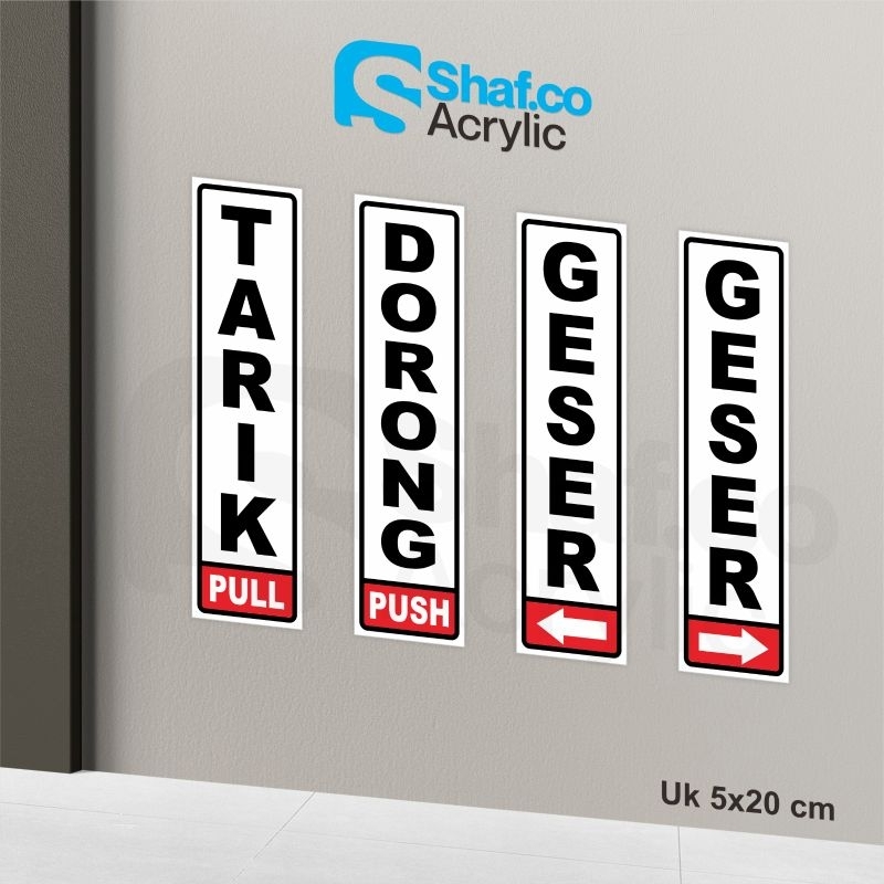 

STICKER TARIK // DORONG // GESER // STIKER // RAMBU-RAMBU