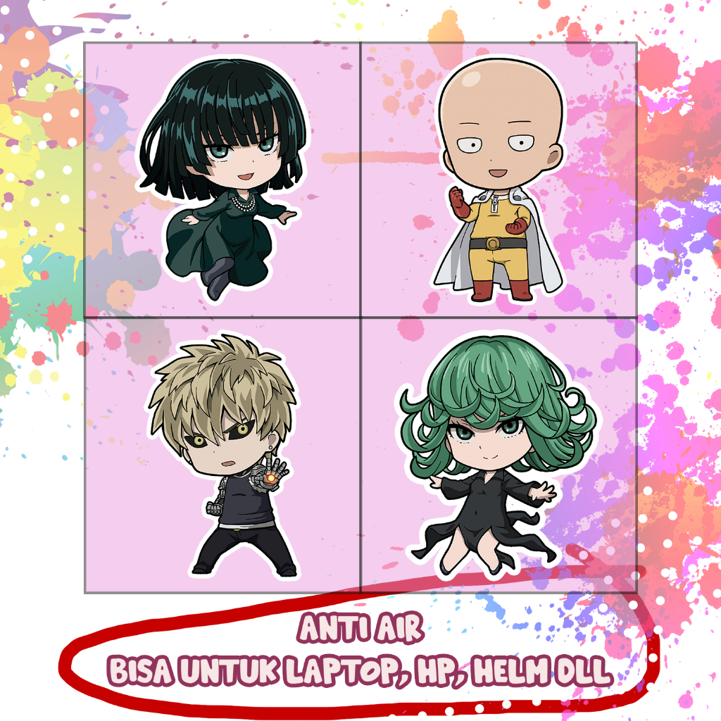 

Stiker One Punch Man Saitama, Sticker Lucu Murah