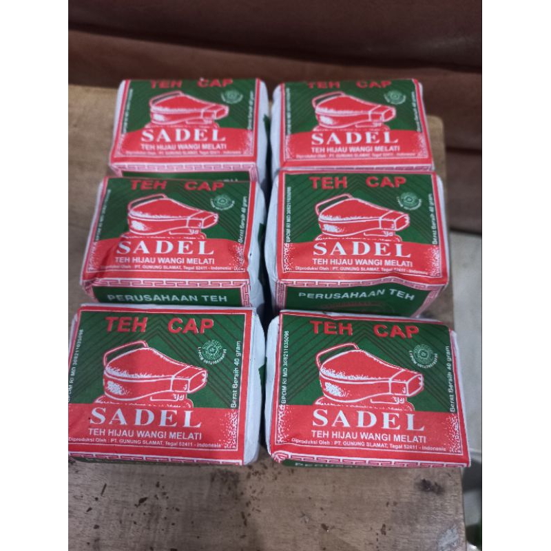 

6 pcs teh cap sadel kemasan 40 gr