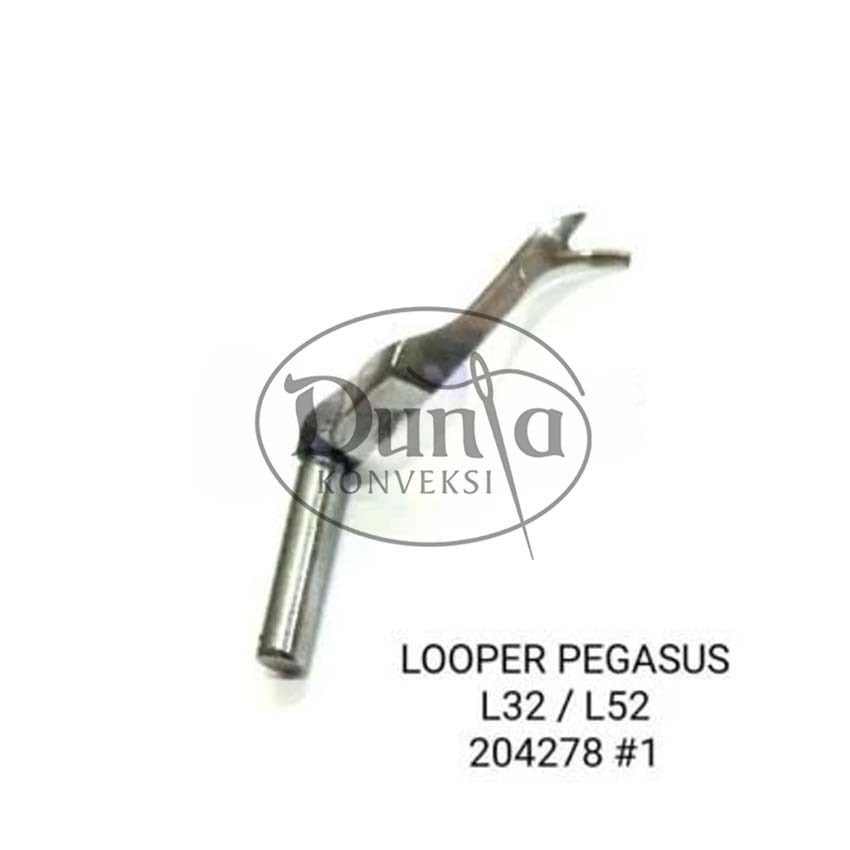 No 204278 PEGASUS L32 L52 Looper Atas Cagak Mesin Jahit Obras Industri